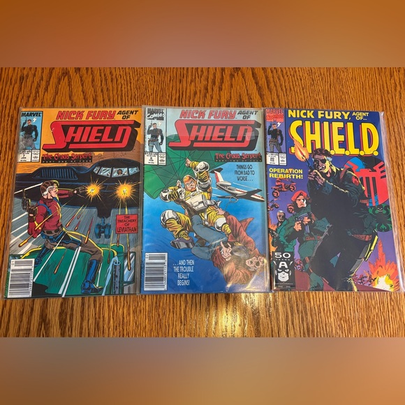 Marvel Other - Nick Fury SHIELD Comic Books Lot of 3